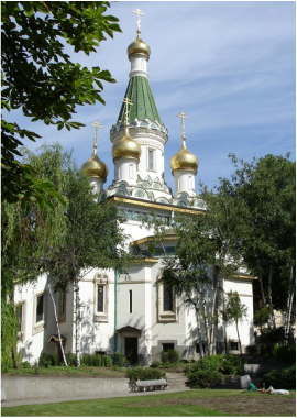 Russian church St. Nicholas in Sofia, Bulgaria